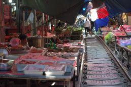 Mekong market in Bangkok, Thailand.